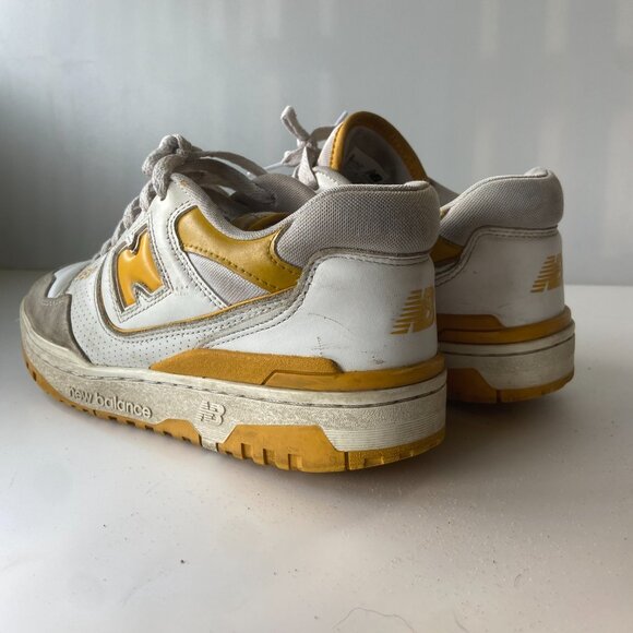 New Balance 550 Sea Salt Varsity Gold - Picture 7 of 7